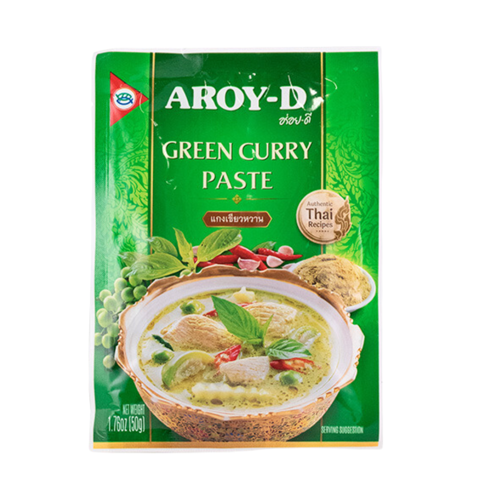 Паста для зелёного карри Aroy-D, 50 г