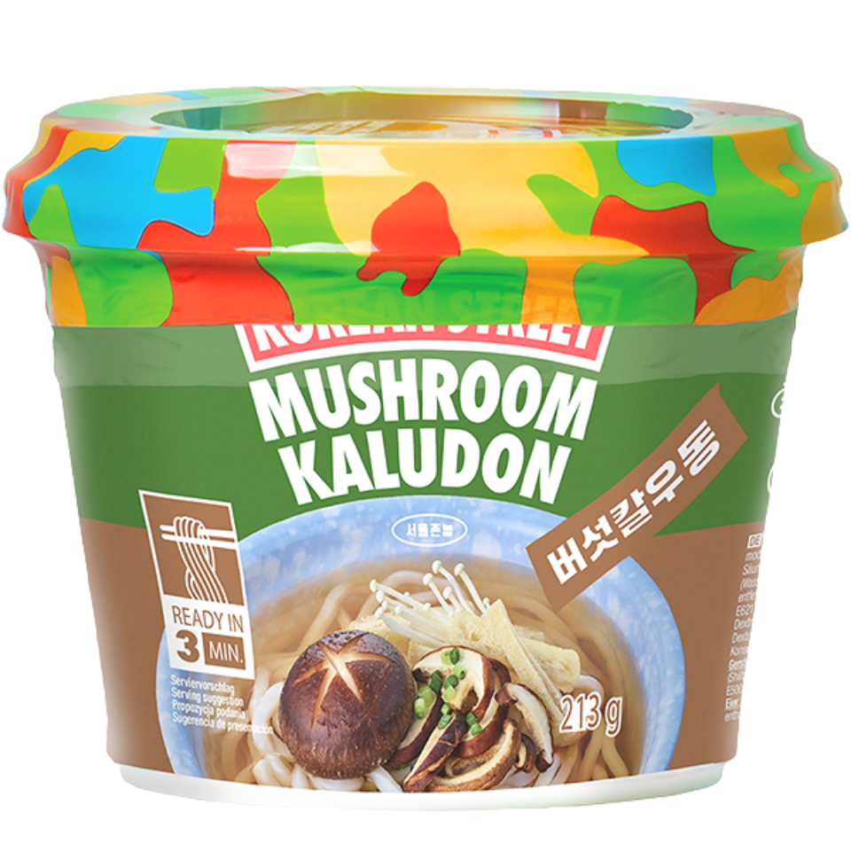 韩国街头速食面 - 蘑菇卡鲁顿,215克