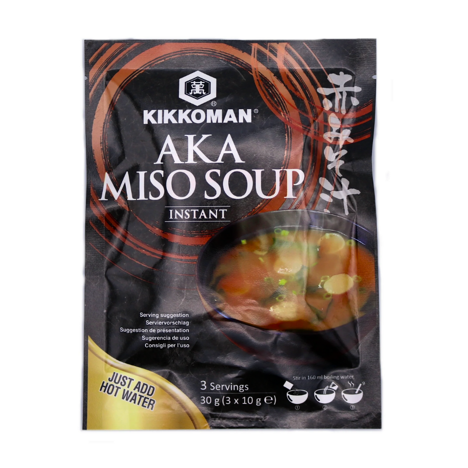 Kikkoman Instant Röd (Aka) Miso Soppa, 30g (3x10g)