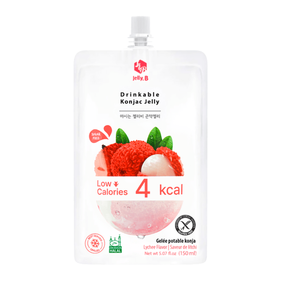 Jelly.B 魔芋果冻 - 4 千卡荔枝味,150毫升