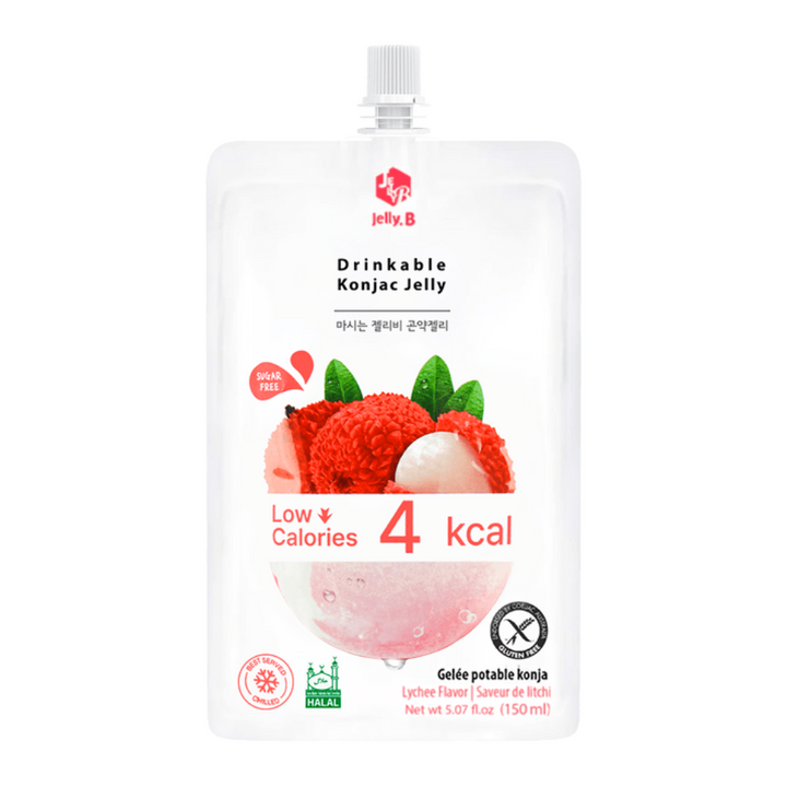 Jelly.B 魔芋果冻 - 4 千卡荔枝味,150毫升