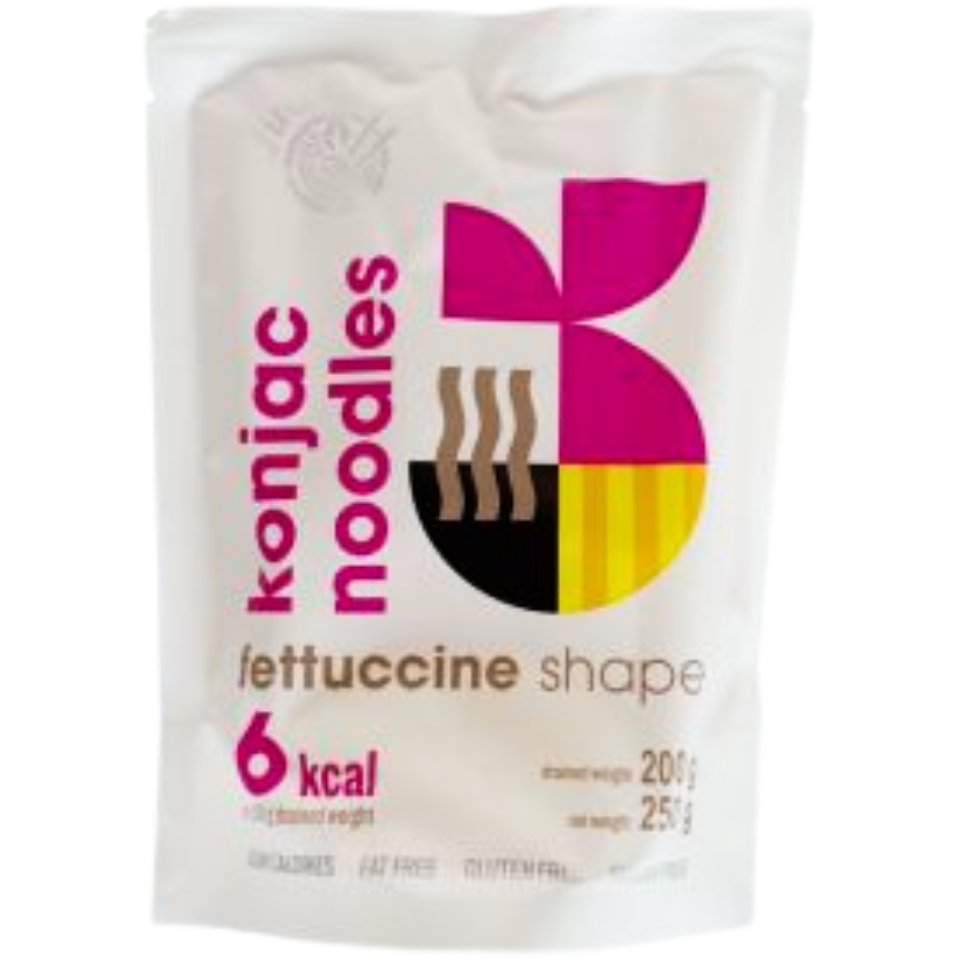 Shirataki Konjac Noodles - Fettuccine Shape, 250g, 6kcal
