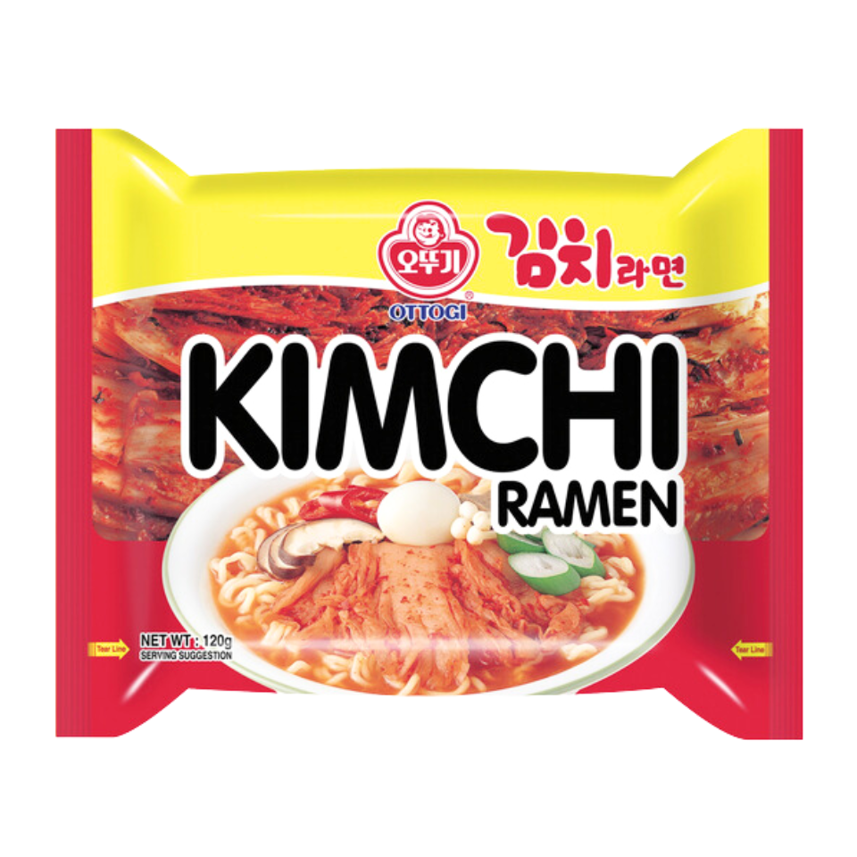 Korean Ottogi Instant Noodles - Kimchi Ramen, 120g