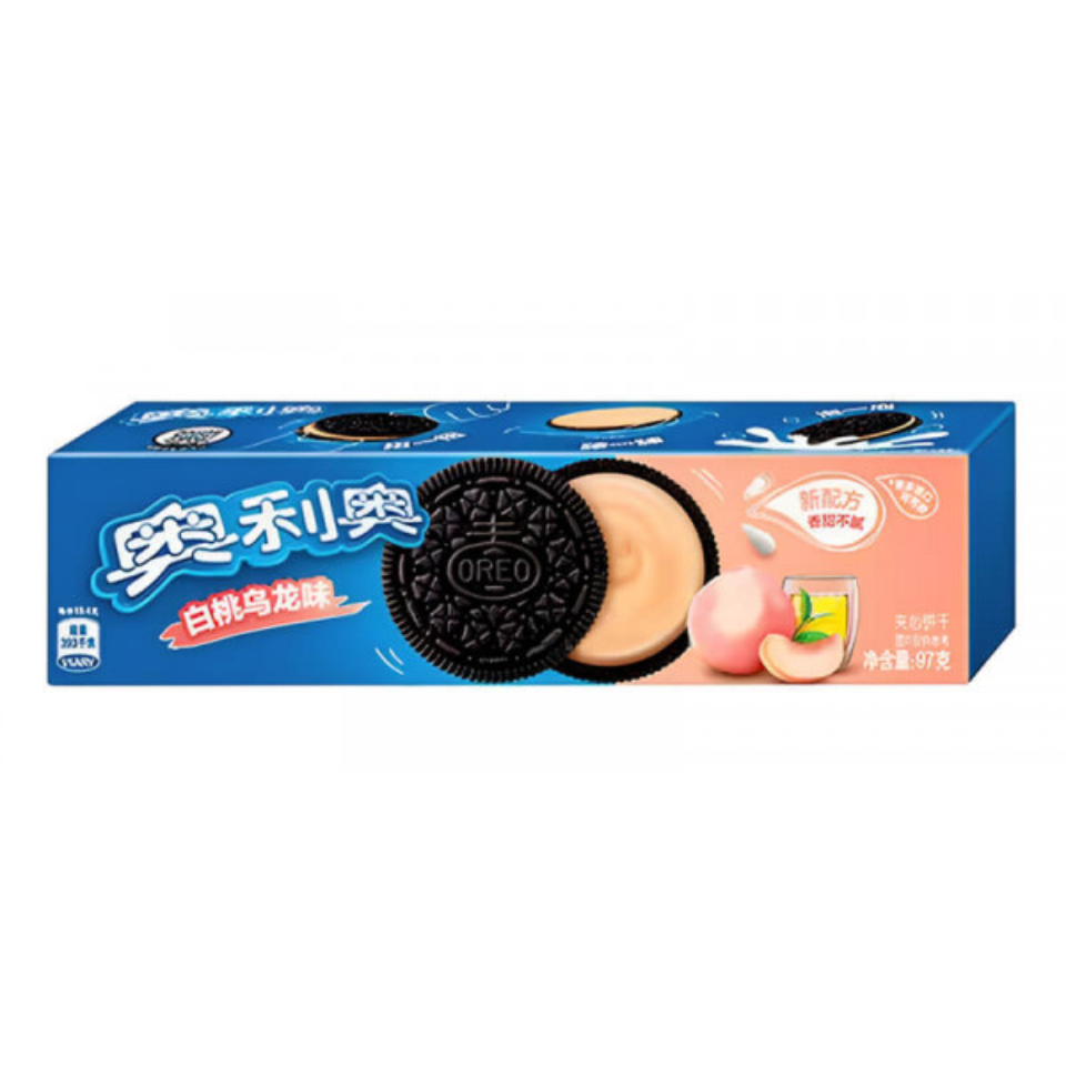 Печенье-сэндвич Oreo - Белый персик оолонг, 97 г