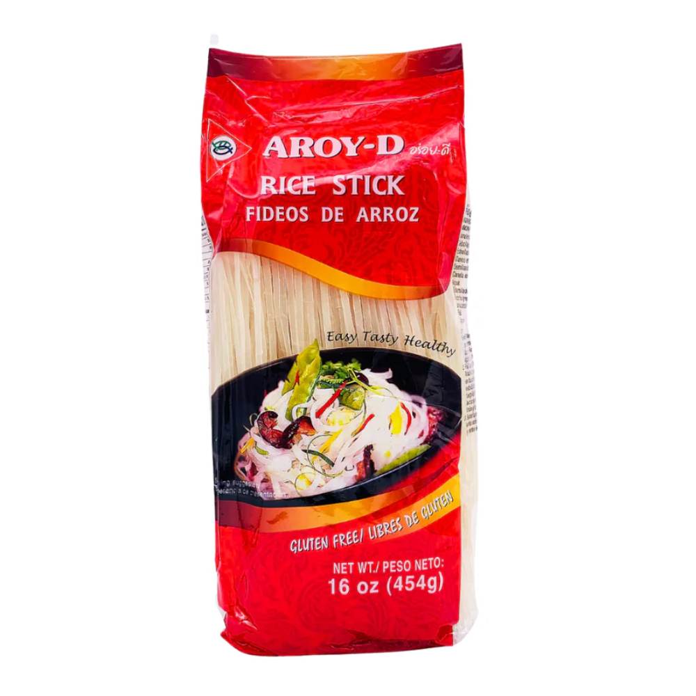Thai Aroy-D Rice Noodles Vermicelli - Stick Type 5 mm, 454g