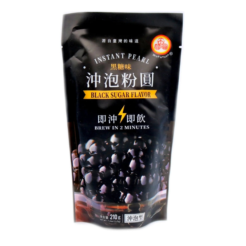 WuFuYuan Snabb Tapioca - Svart Socker Smak, 210g