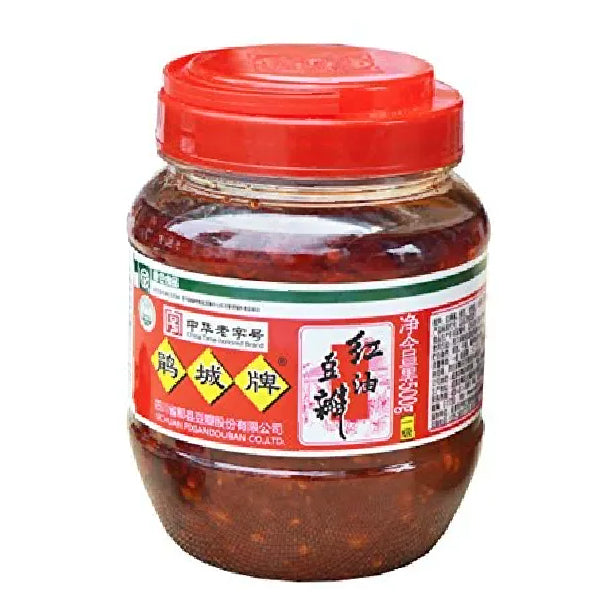 Plačios pupelės padažas su čili aliejumi (Douban), 500 g