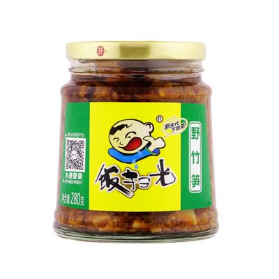 Aštriai kepti bambuko ūgliai, 280 g