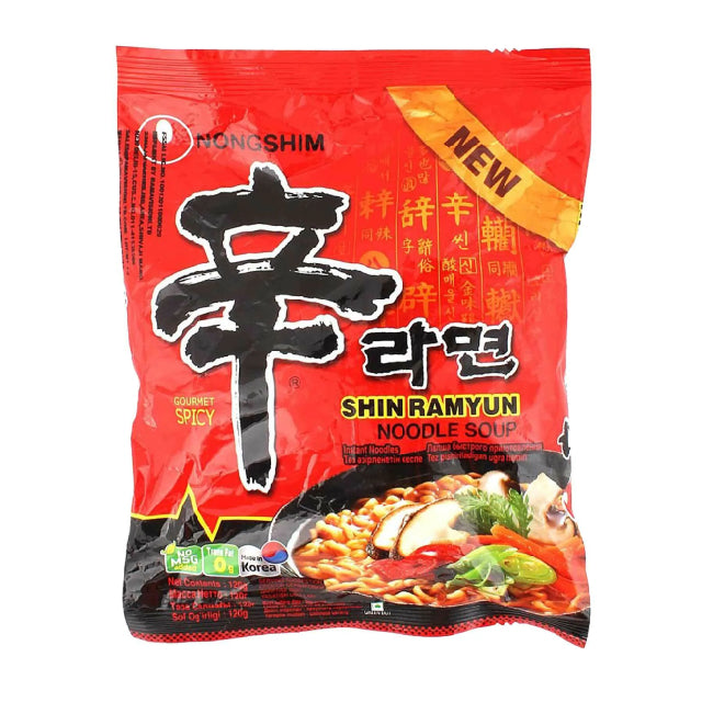 Мгновенные лапша Shin Ramyun - Гурманский острый, 120 г