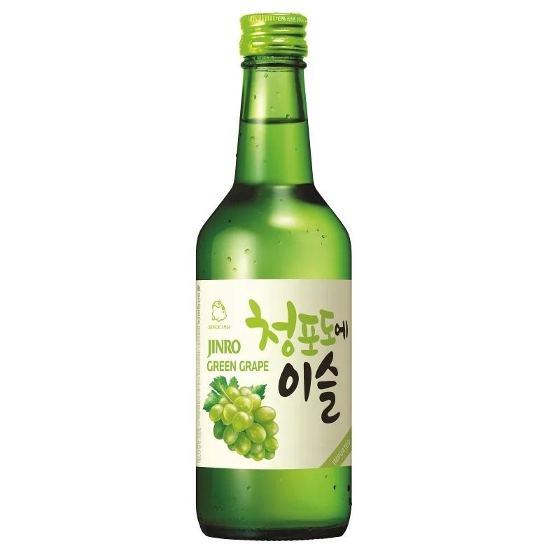 Korejiešu Jinro Soju - Zaļā vīnogu, 360ml