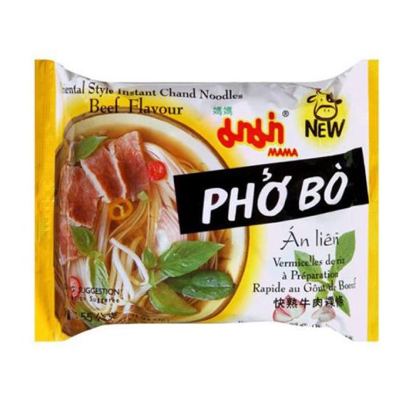 Мама Фо Бо Инстант Чанд Лапша - Вкус говядины, 55 г