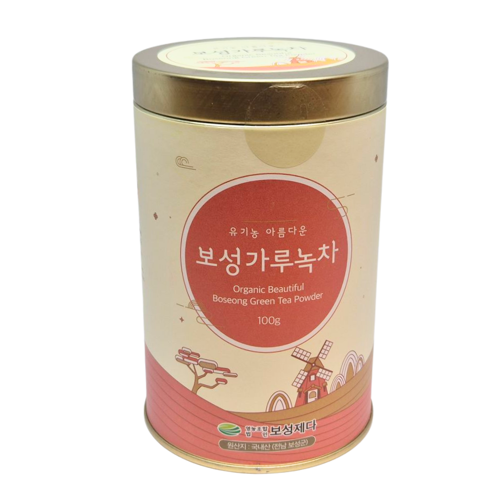 (Pērc 1 – saņem 1 bez maksas) Korejas Boseongas mača zaļās tējas pulveris, 100 g