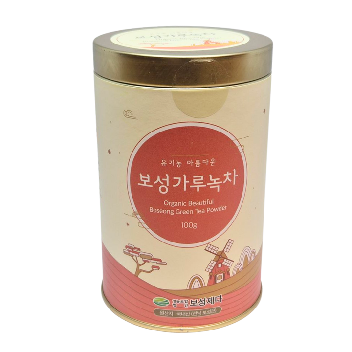 (Pērc 1 – saņem 1 bez maksas) Korejas Boseongas mača zaļās tējas pulveris, 100 g