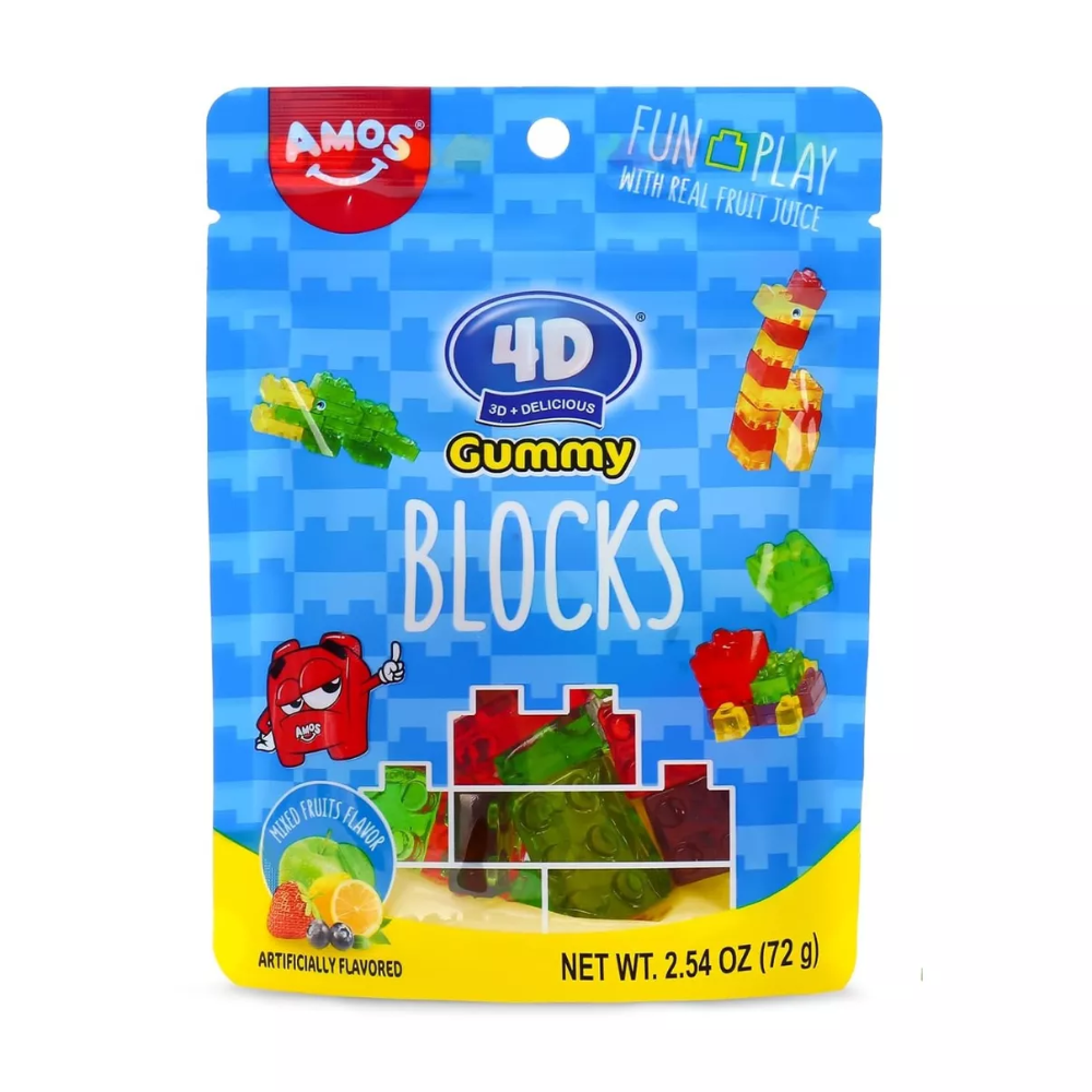 AMOS 4D želejveida bloki, 72g