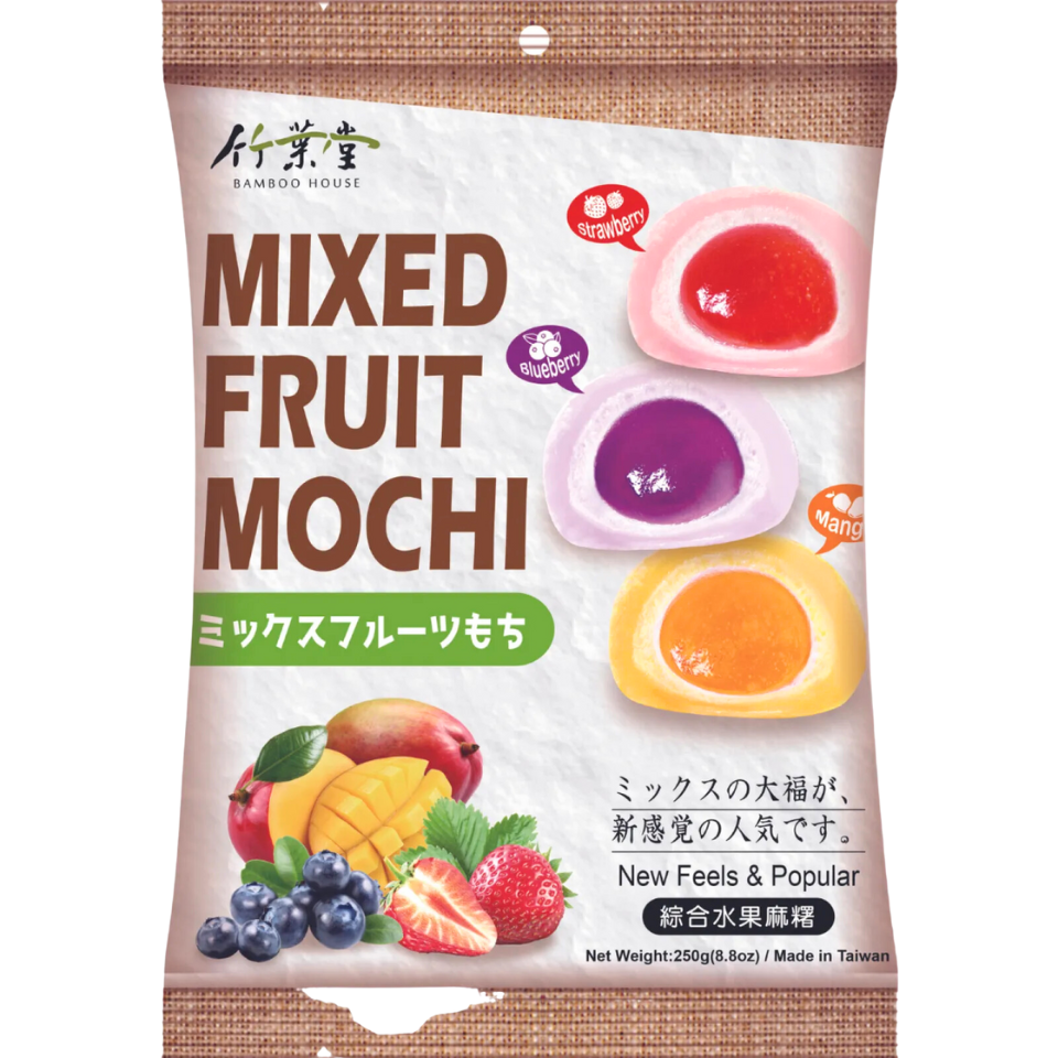 Bamboo House Mixed Fruit Mochi, 250g