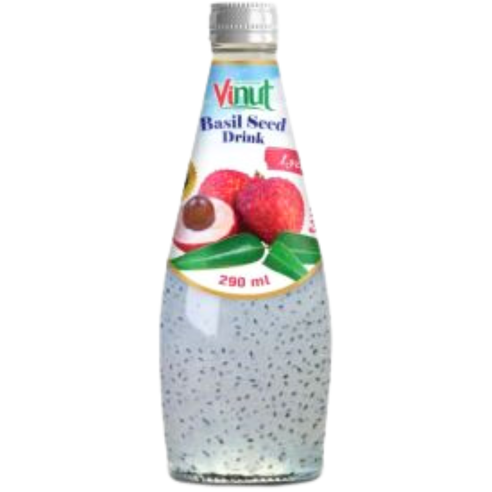 Bazilika sēklu dzēriens - ličī garša, 290ml