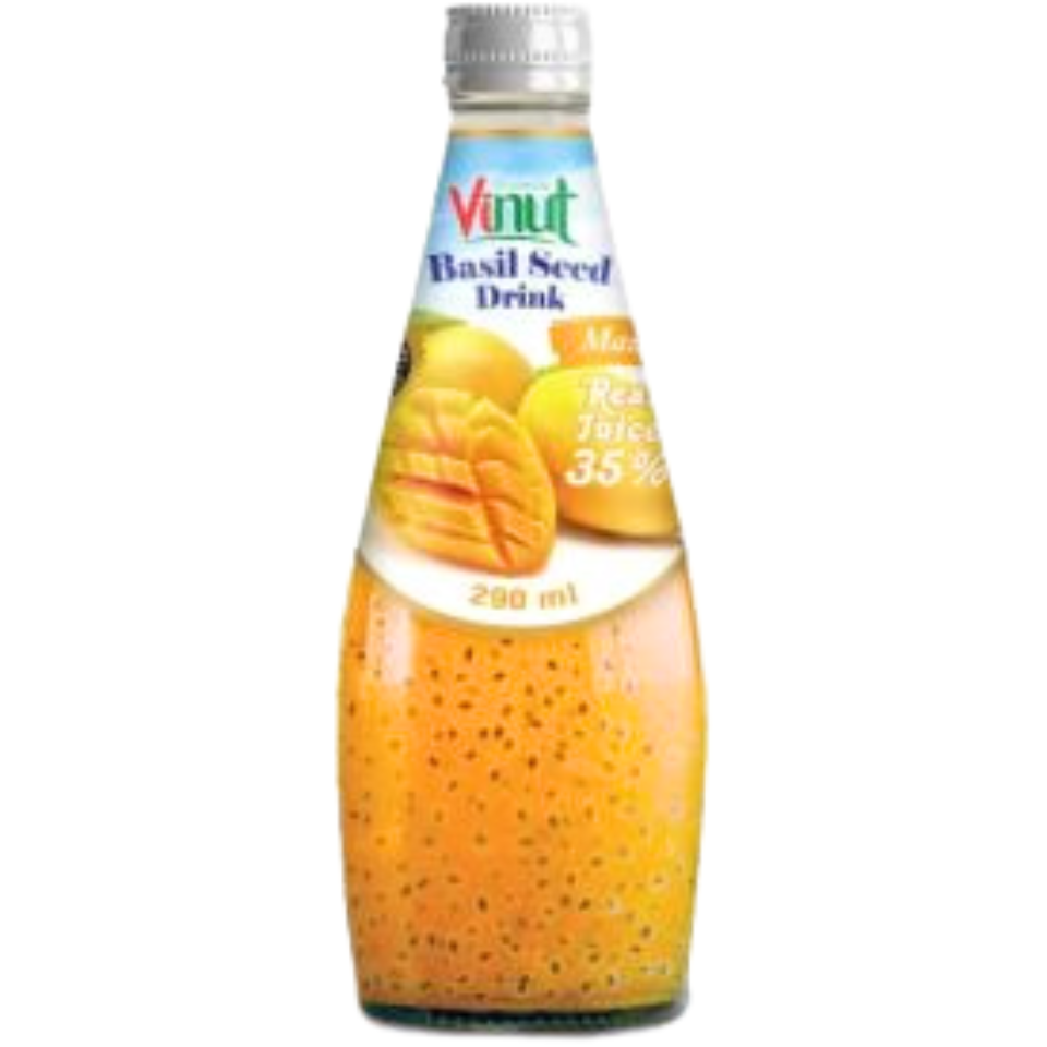 Bazilika sēklu dzēriens - Mango garša, 290ml