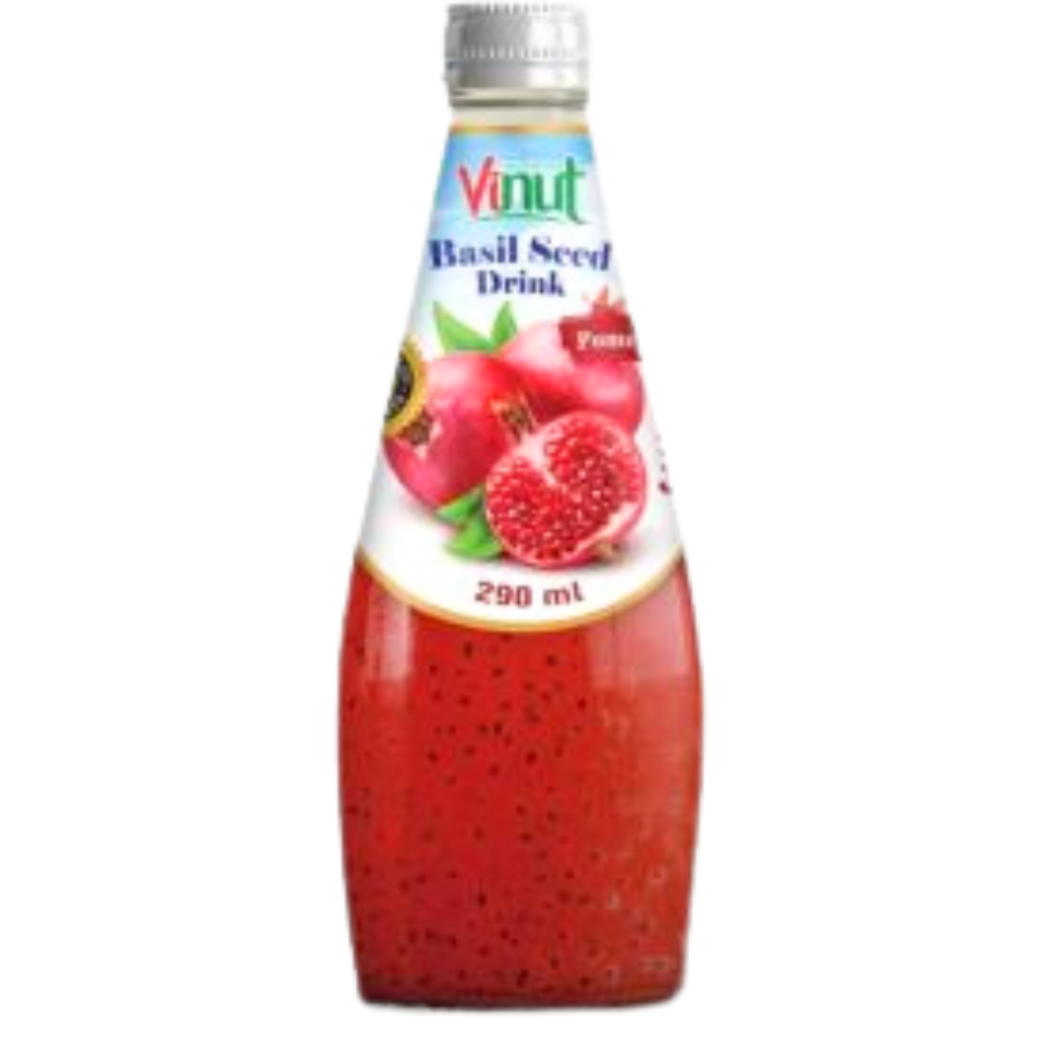 Bazilika sēklu dzēriens - granātābolu garša, 290ml