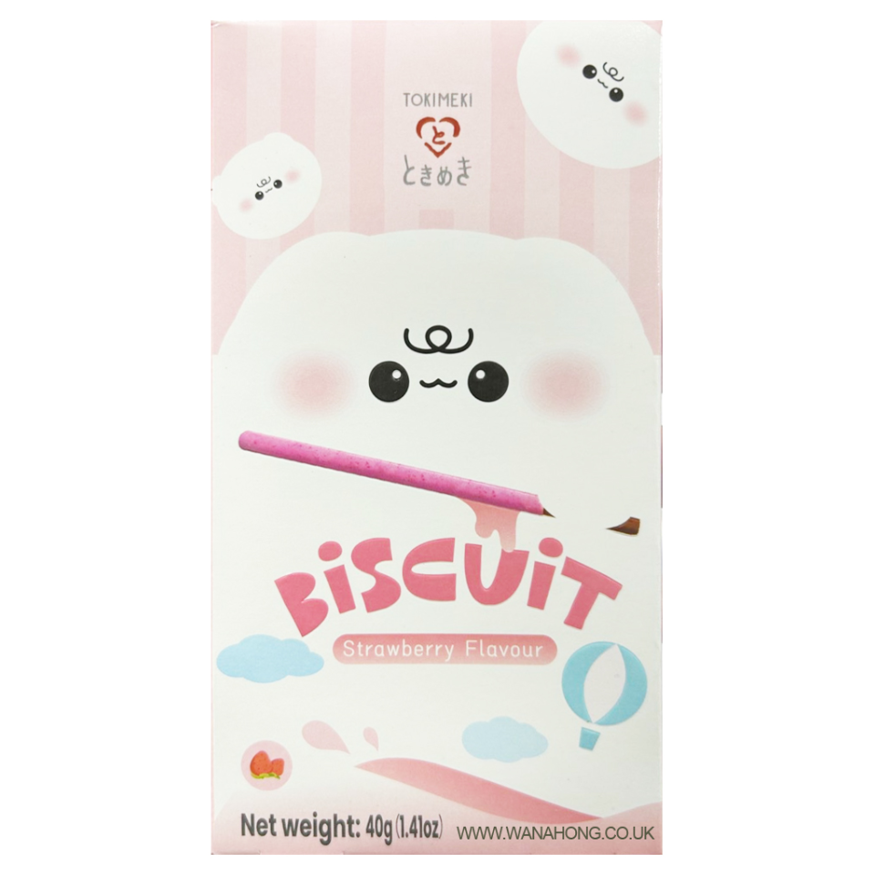 Tokimeki Biscuit Stick - Strawberry, 40g