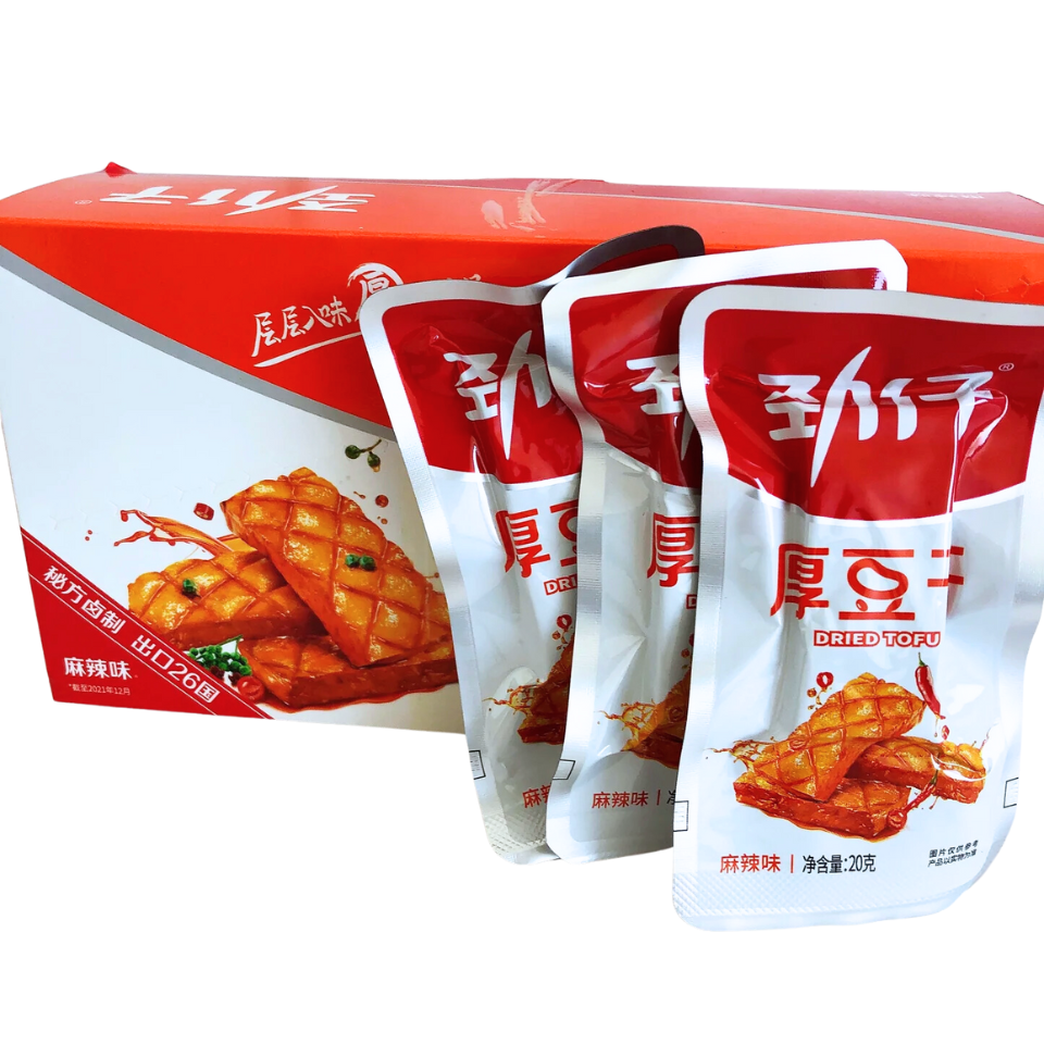 Žāvēts Tofu - Hot &amp; Spicy, 20g