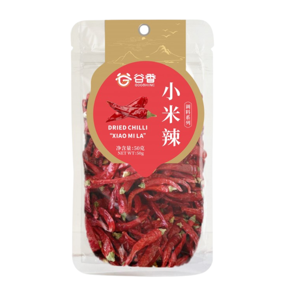 Kaltēti Xiaomila (mazie asie čili pipari), 50 g