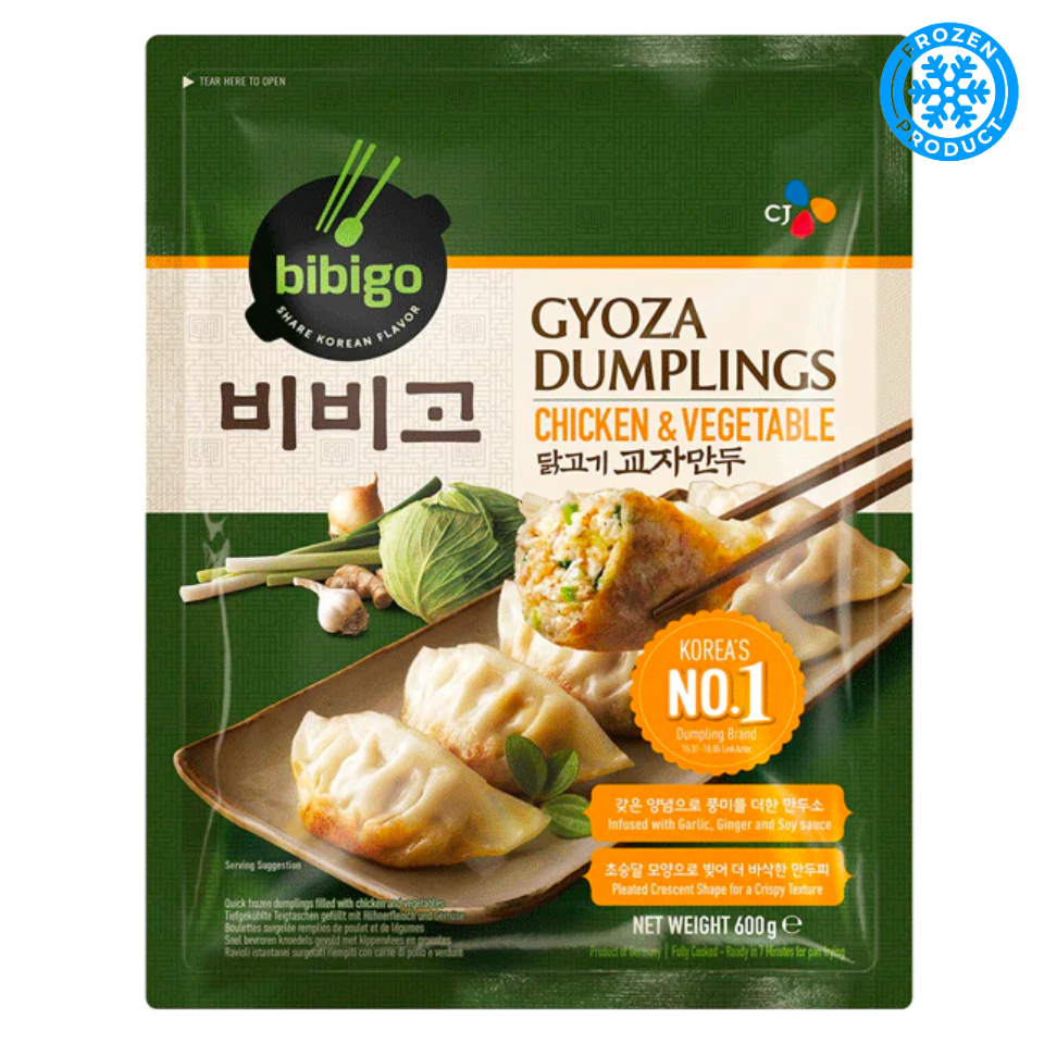 [Külmutatud] BIBIGO Gyoza Pelmeenid - Kana ja Köögivilja, 600g