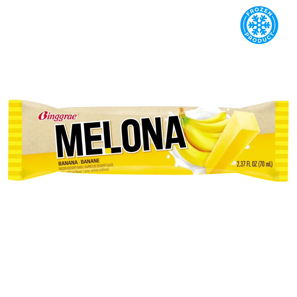 [Frozen] Binggrae Melona Ice Bar - Banana, 1pc, 70ml