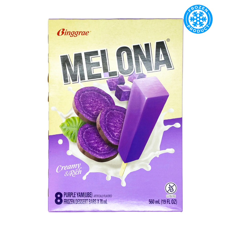 [Frozen] Binggrae Melona Ice Bar - Ube, 560ml (8x70ml)