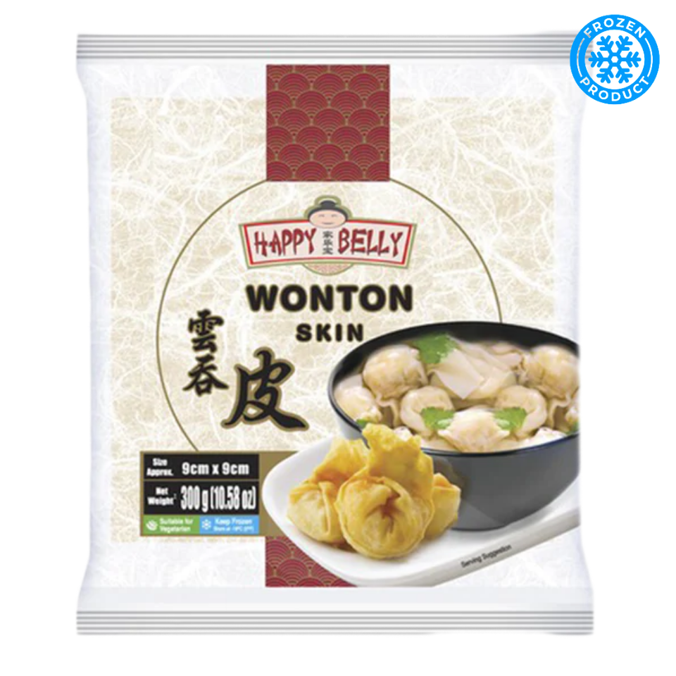 [Külmutatud] Õnnelik Kõht Wonton Ümbris (9x9 cm, 50tk), 300g