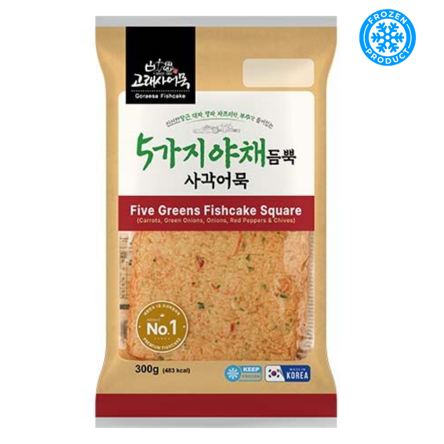 [Frozen] Korean Fish Cake with Vegetables Square, 300g