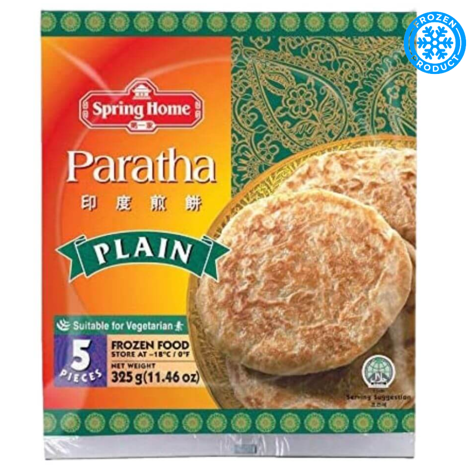 [Frozen] Spring Home Plain Roti Paratha 5 pieces, 325g