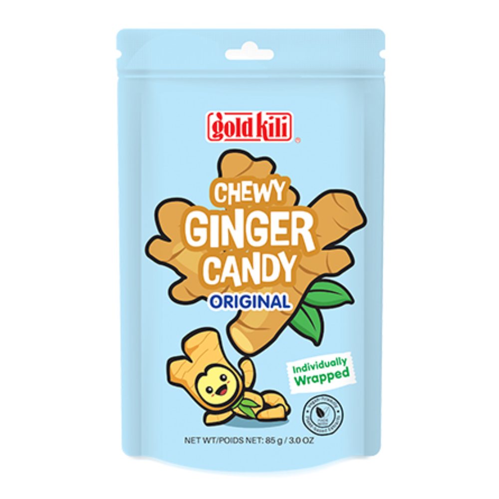 Gold Kili Chewy Ginger Candy - Original, 85g