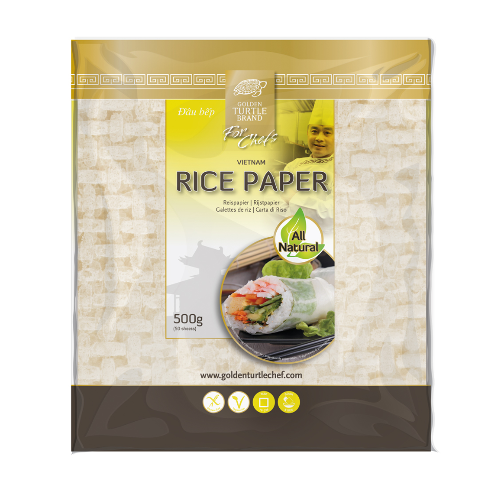 Golden Turtle Chef Rice Paper 19Cm (50Tk), 500g