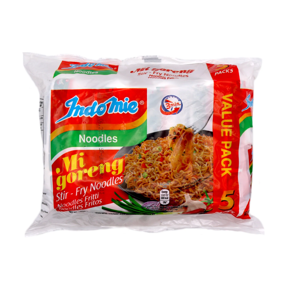 Indomie Fritüüritud Kiirnuudlid - Mi Goreng 5 Pakki, 80g*5