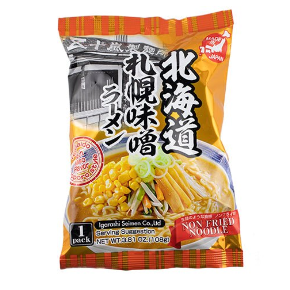 Japanese Instant Sapporo Ramen Noodle Soup - Miso, 108g