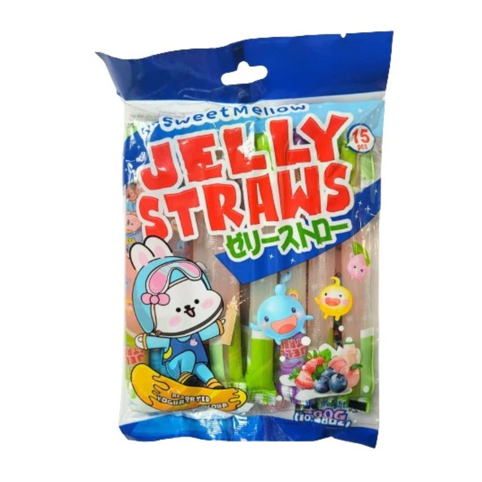 Sweet Mellow Jelly Sticks - Yoghurt Flavor, 300g (15x20g)
