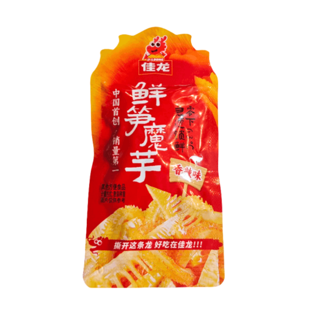 Jialong Bamboo Shoot and Konjac Snack - Spicy, 22g
