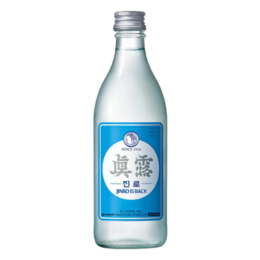 Jinro is Back Soju, 16.9% Alc., 350ml