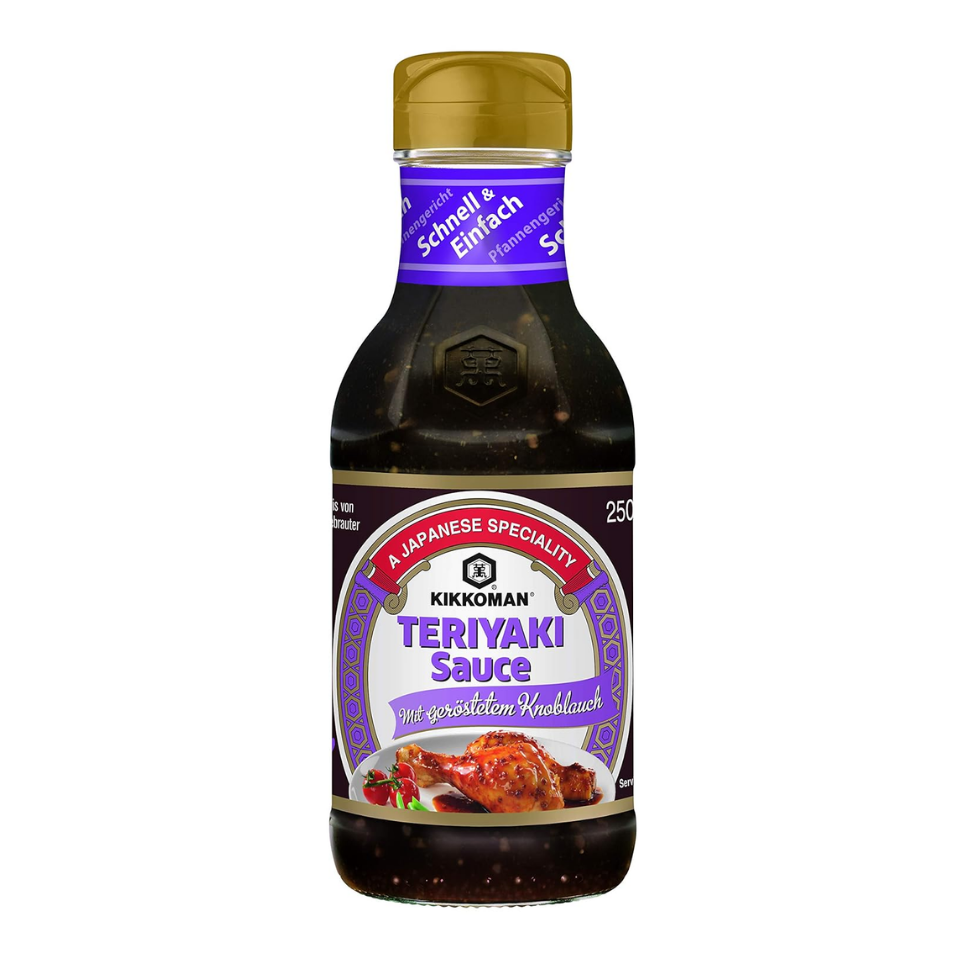 Kikkoman Teriyaki Sauce with Roasted Garlic, 250ml