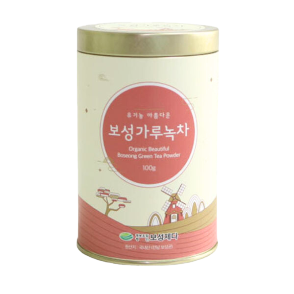 Korejas Boseong zaļās tējas pulveris, 100g