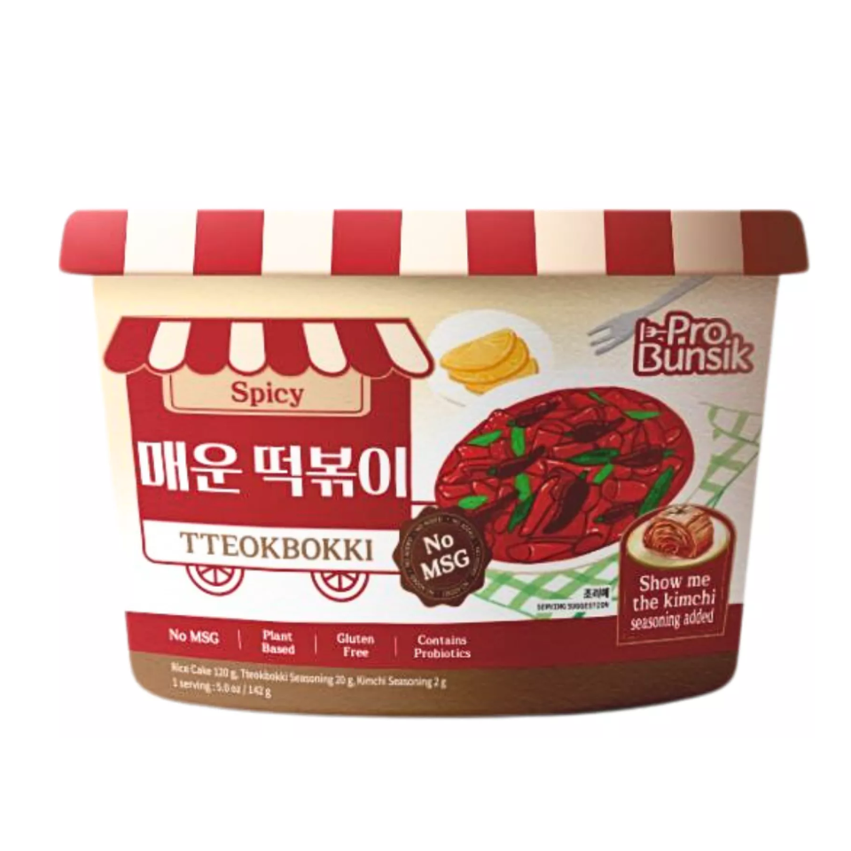 Korejas Pro-Bunsik Tteokbokki Bowl - pikanta, 142g