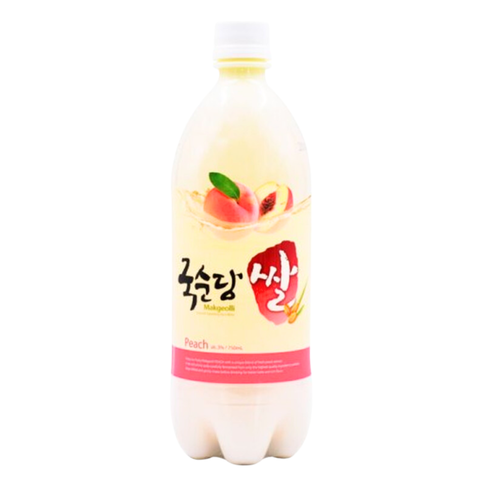 Korejas Kooksoondang Makgeolli Alc 3% - Zemeņu, 750ml