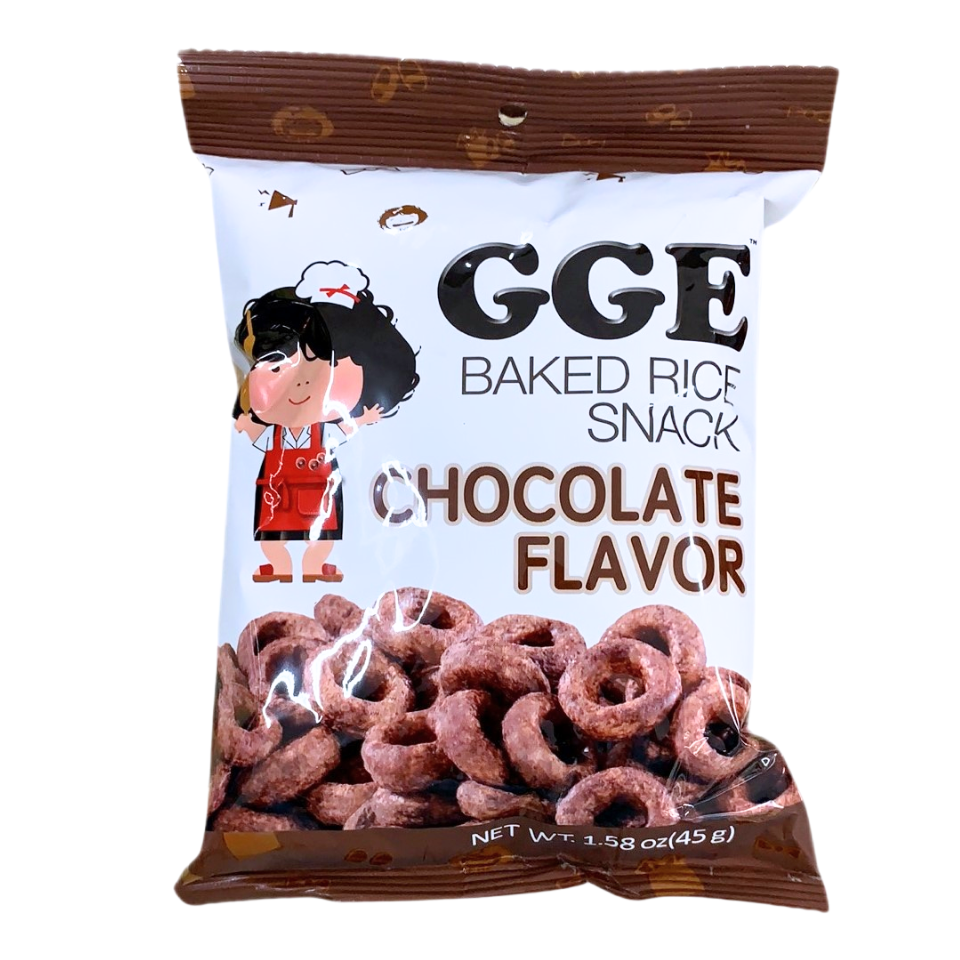 GEE Baked Rice Snack - Chocolate Flavour, 45g