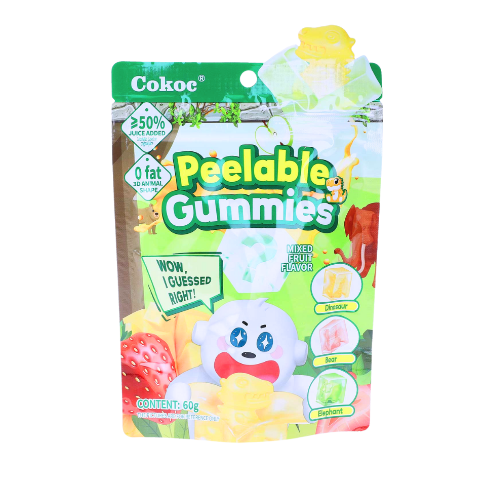 Cokoc Peeling Soft Candy - Fruit Mix, 60g
