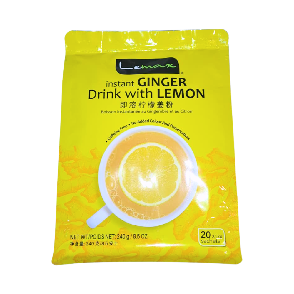 Lemax Instant Ginger Drink with Lemon, 240g (20pcs)
