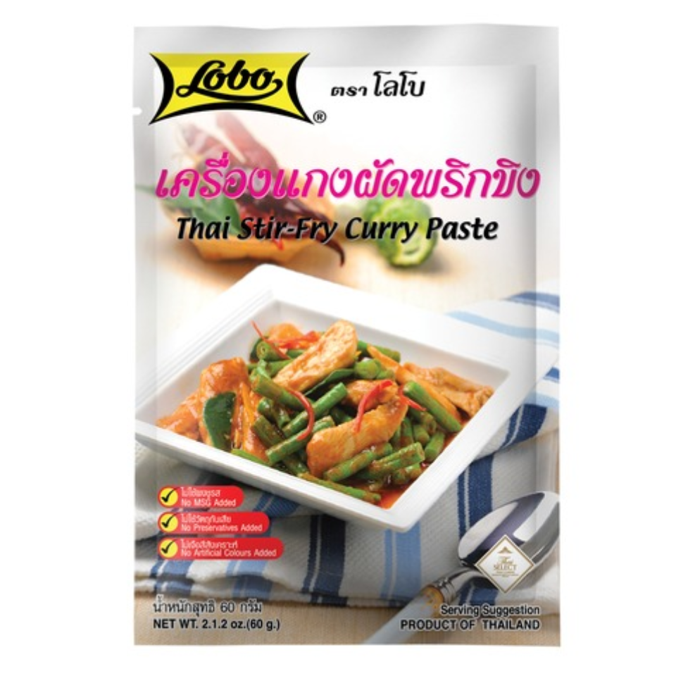 Паста карри для стир-фрай Lobo Thai, 60г