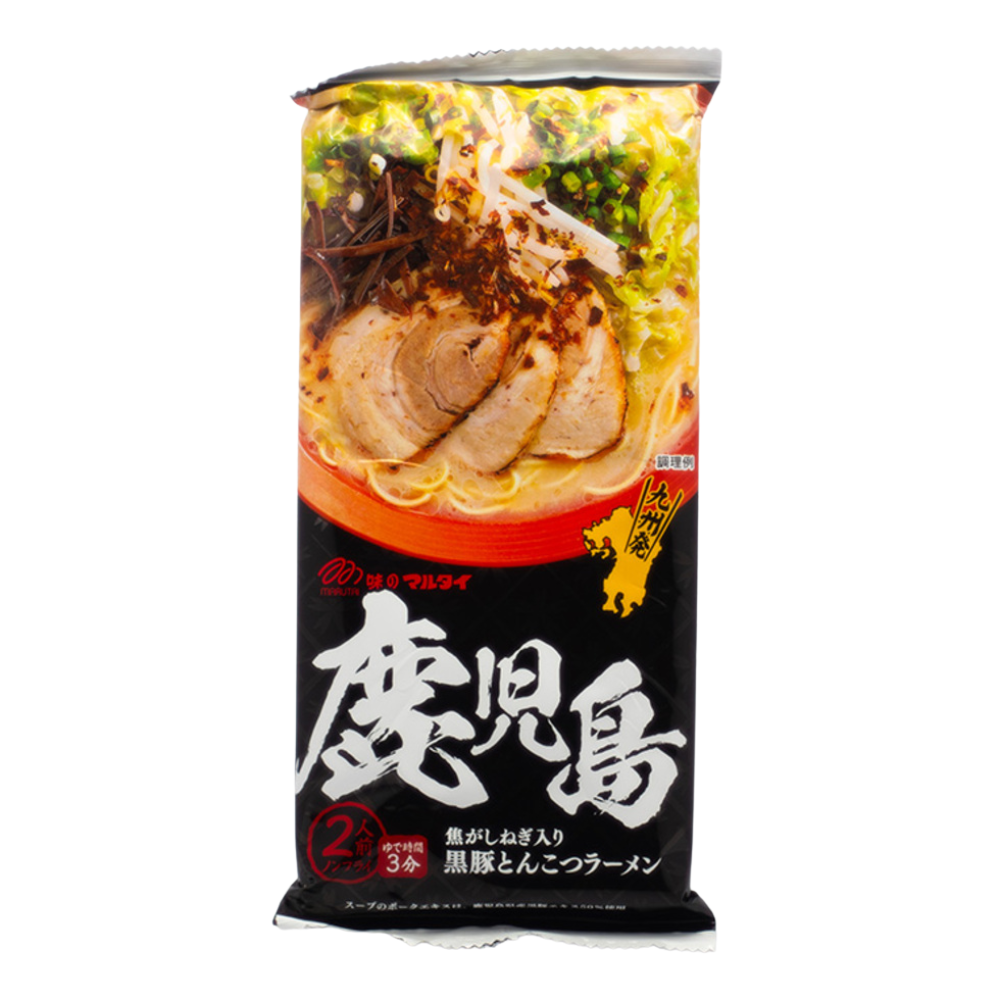 MARUTAI Japanese Ramen - Kagoshima Black Pork Tonkotsu (2 Servings), 187g