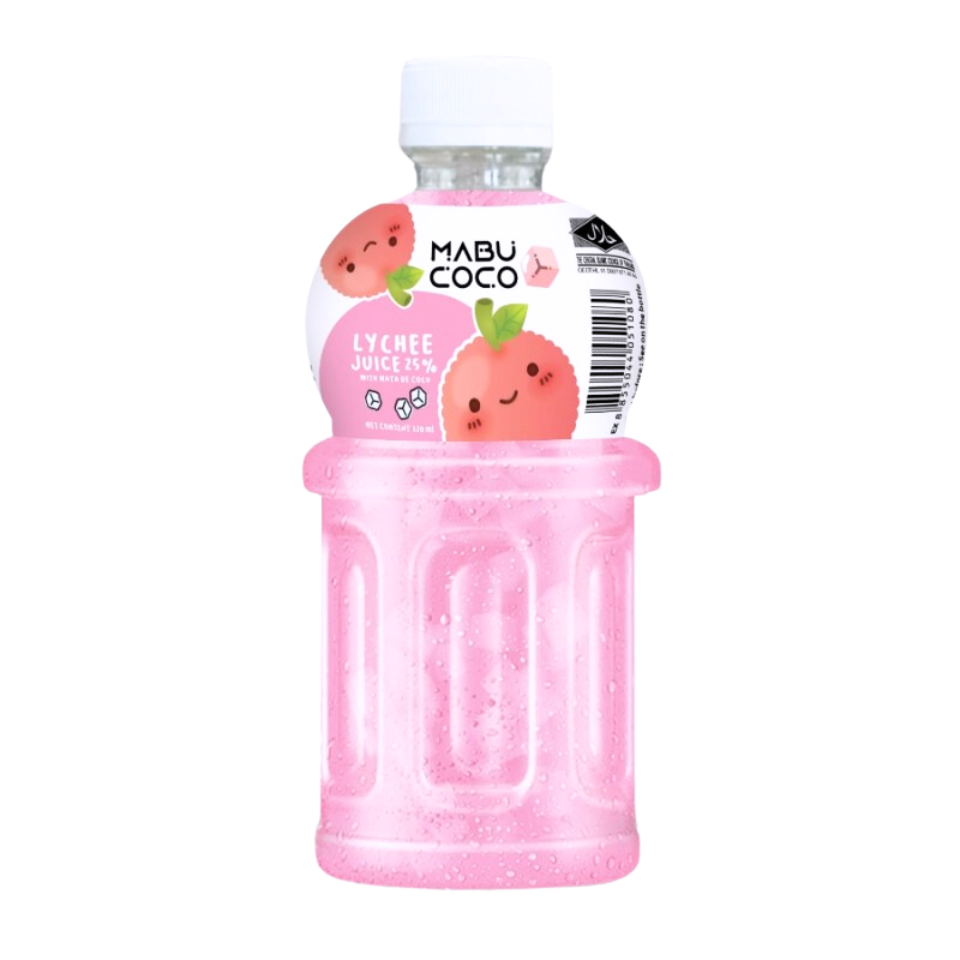 Mabu Coco dzēriens ar Nata de Coco - ličī garšu, 320ml