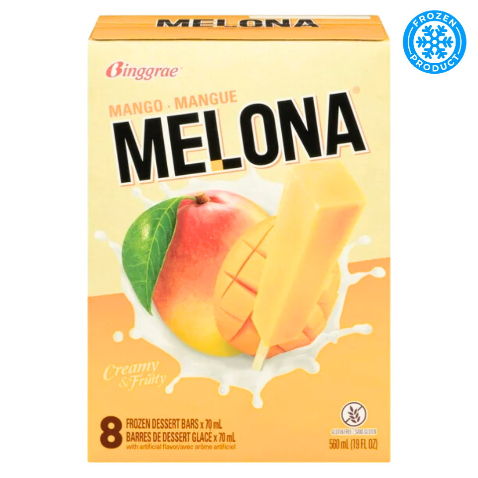 [Замороженный] Binggrae Melona Ice Bar - Манго, 560 мл (8x70 мл)