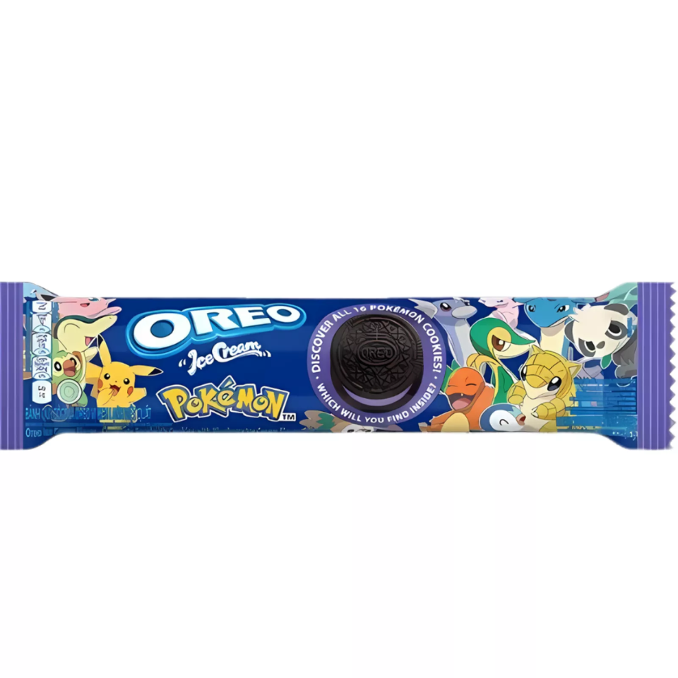 OREO Cookies Rolls Melleņu pildījums Pokemon, 119,6g